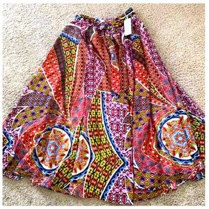 Maxi Printed Skirt